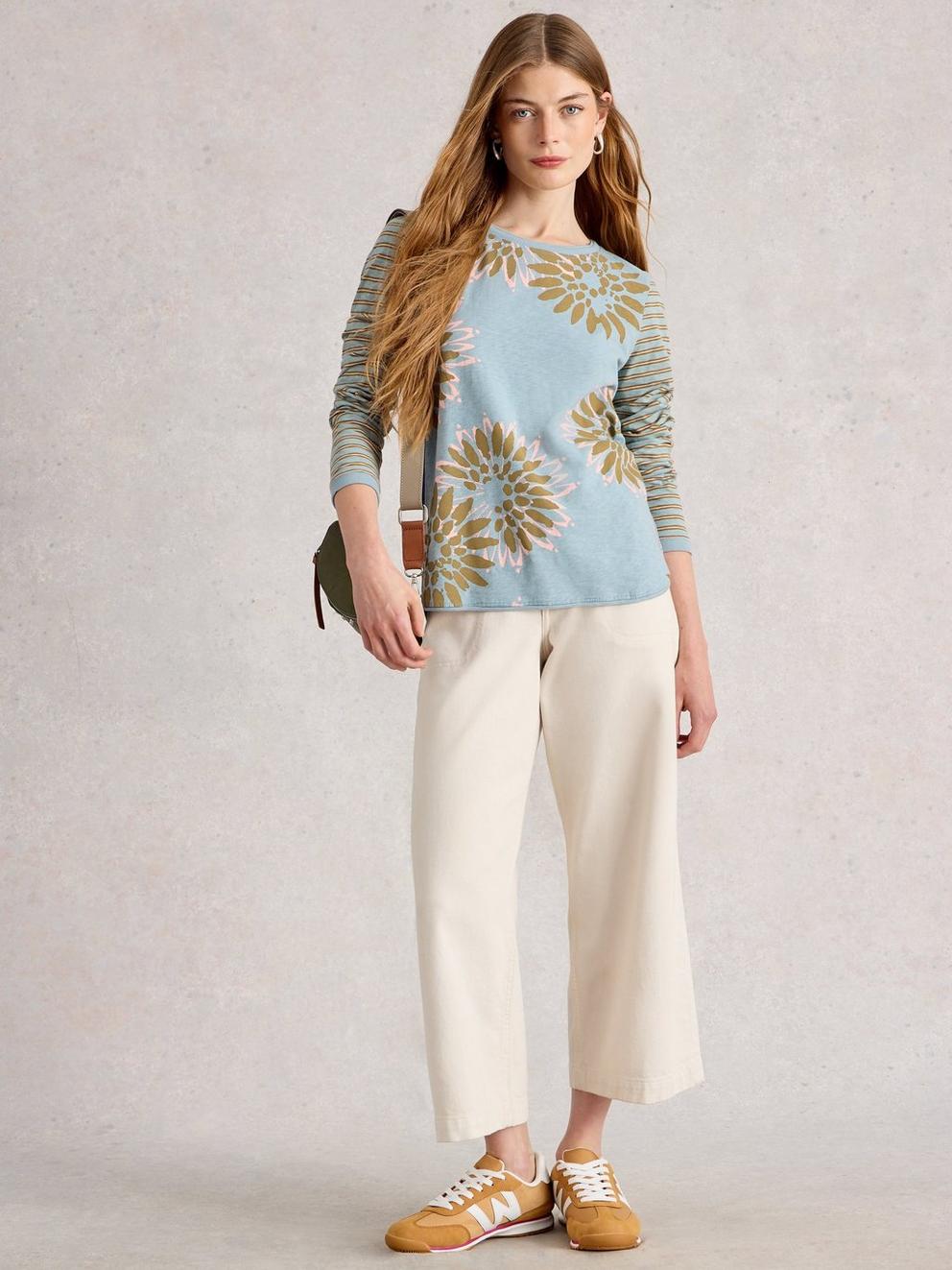 CLARA CREW NECK LONG SLEEVE TEE