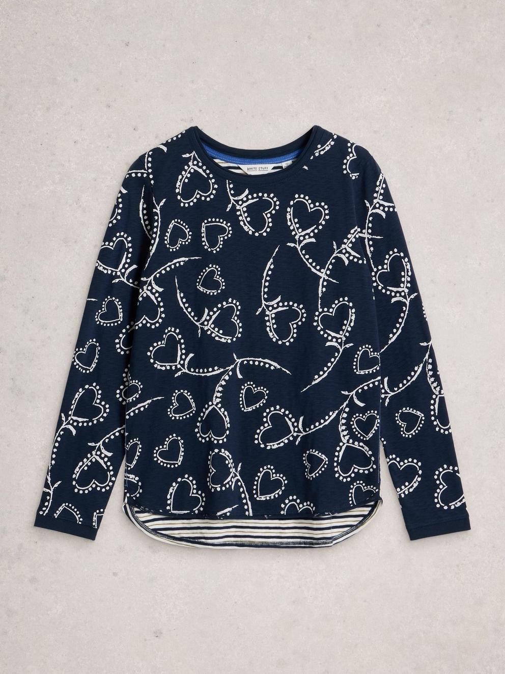 CLARA CREW NECK LONG SLEEVE TEE