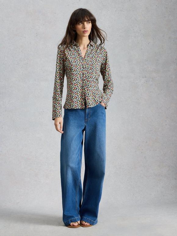 ANNIE JERSEY MID LENGTH SHIRT