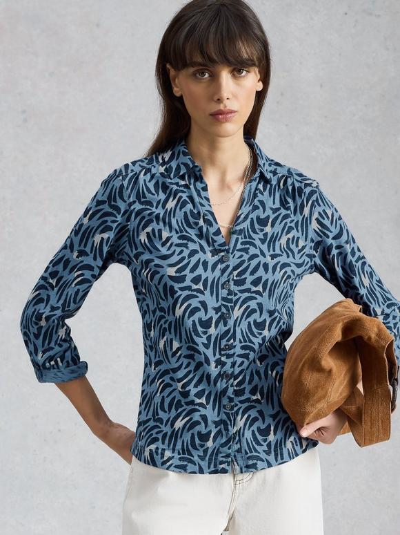 ANNIE JERSEY MID LENGTH SHIRT