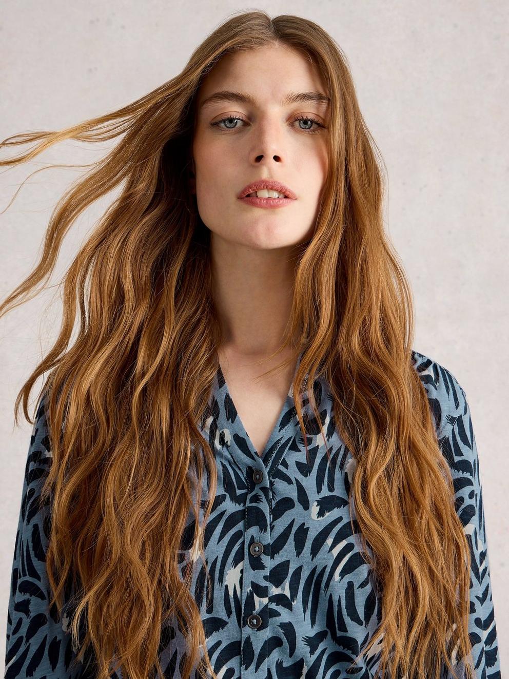 ANNIE JERSEY MID LENGTH SHIRT