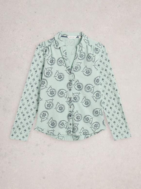 ANNIE JERSEY MID LENGTH SHIRT