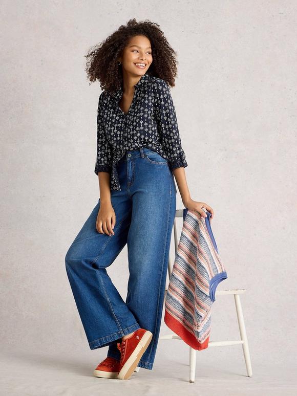 ANNIE JERSEY MID LENGTH SHIRT