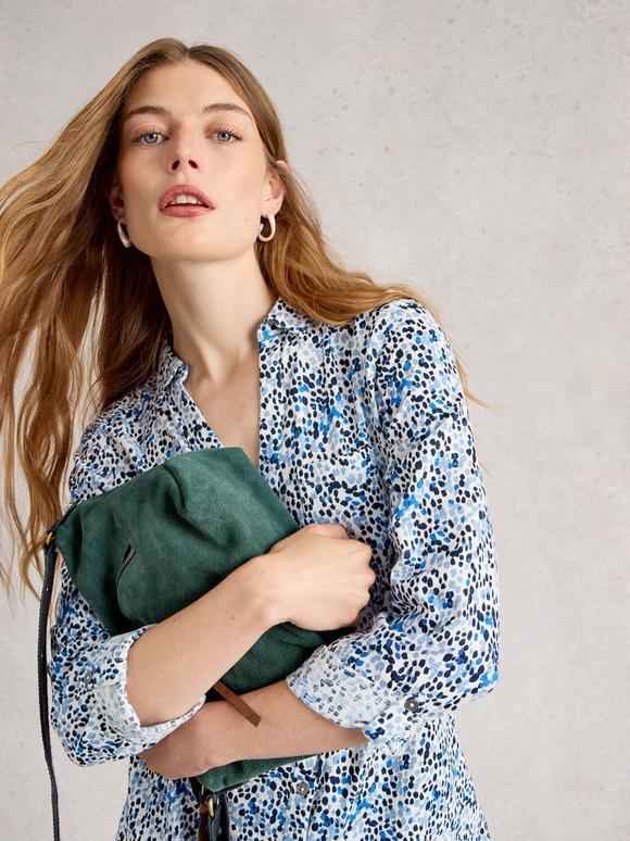 ANNIE LONG SLEEVE LONGLINE SHIRT