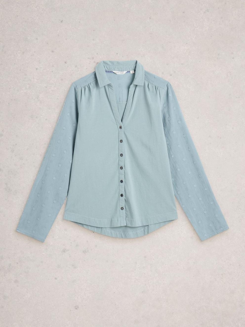 ANNIE MIX JERSEY SHIRT