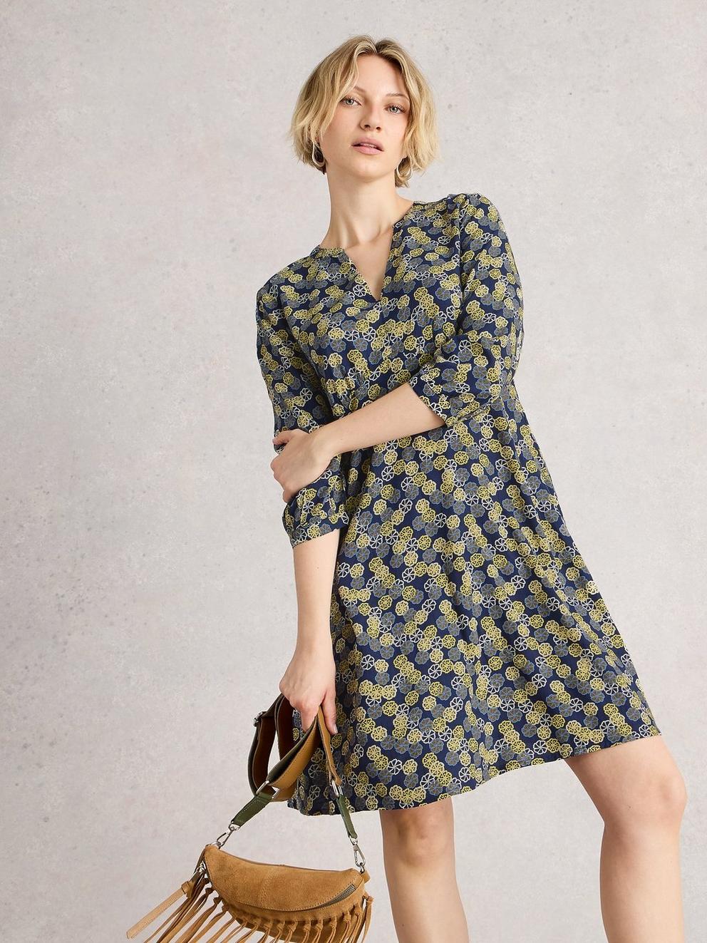 Frances Notch Neck Dress