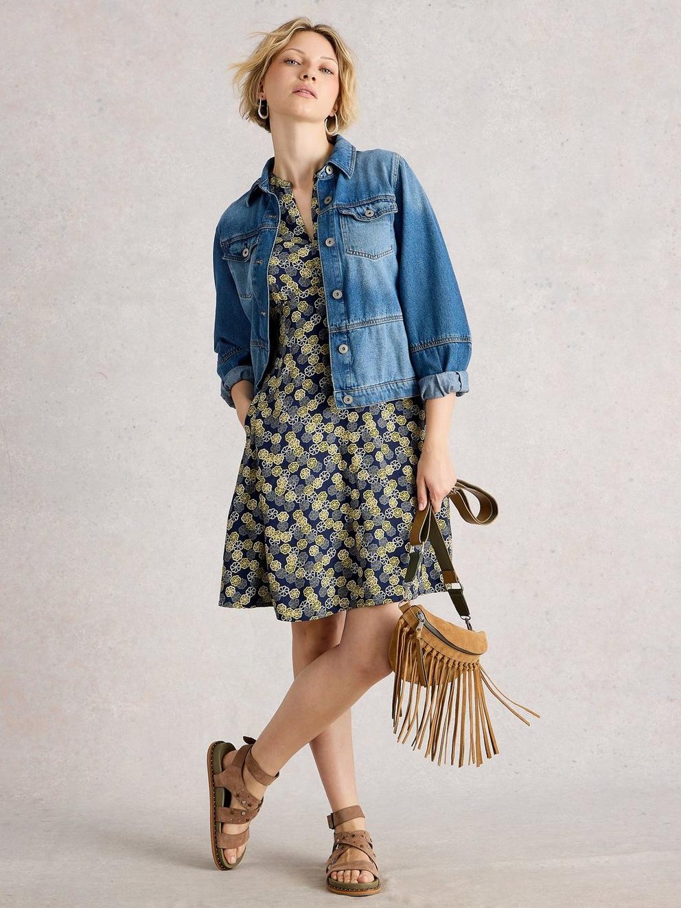 Frances Notch Neck Dress
