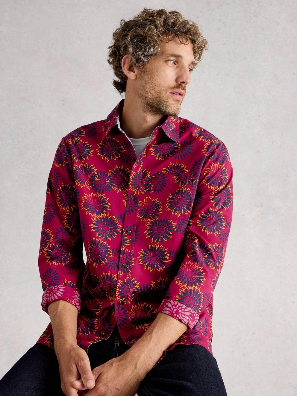 Finsbury Block Print Shirt