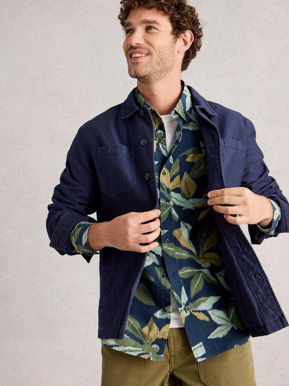 Finsbury Leaf Print Shirt