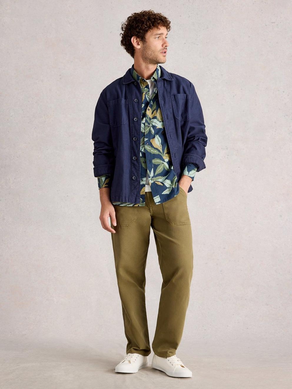 Finsbury Leaf Print Shirt