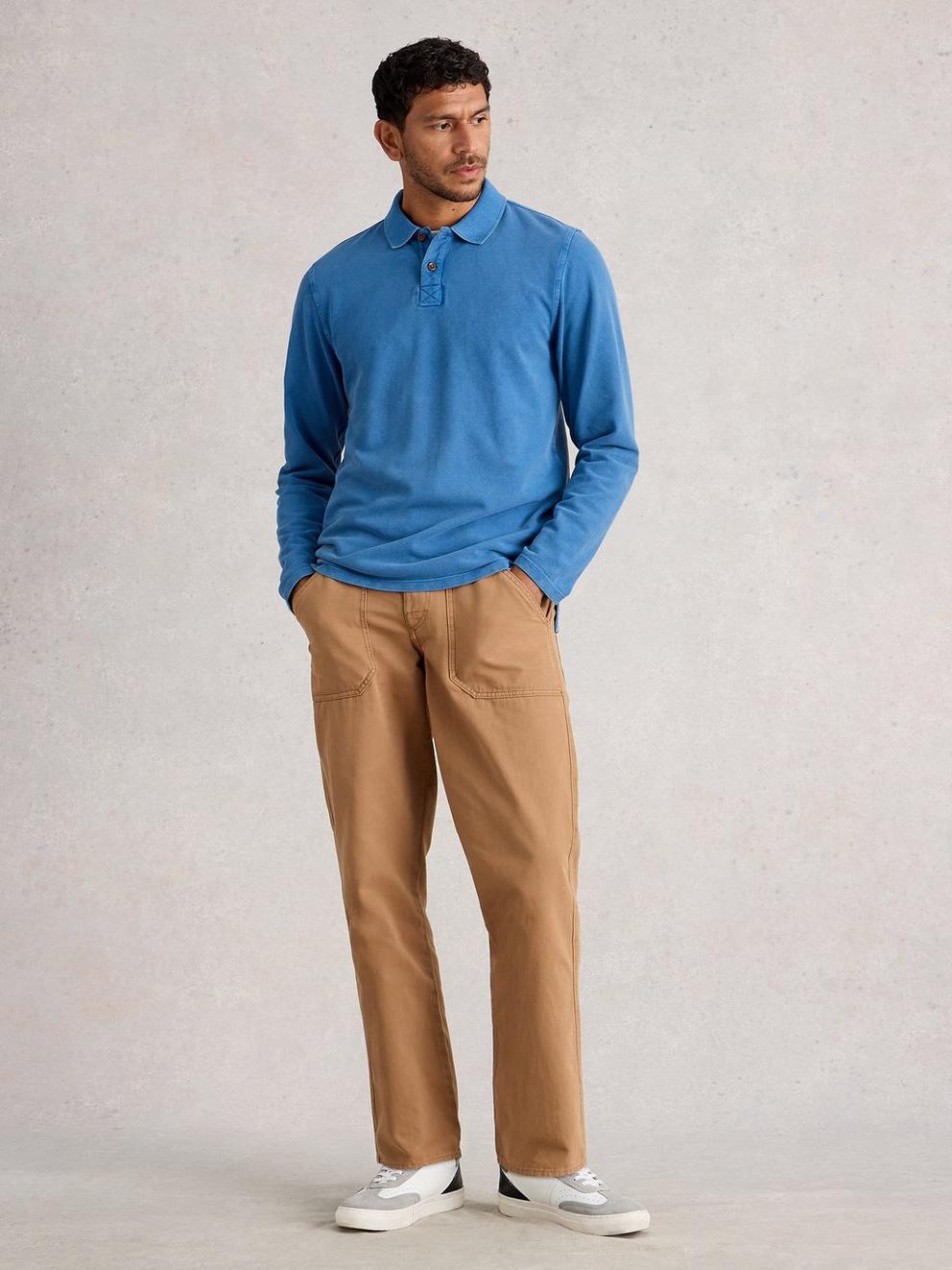 Utility Long Sleeve Polo