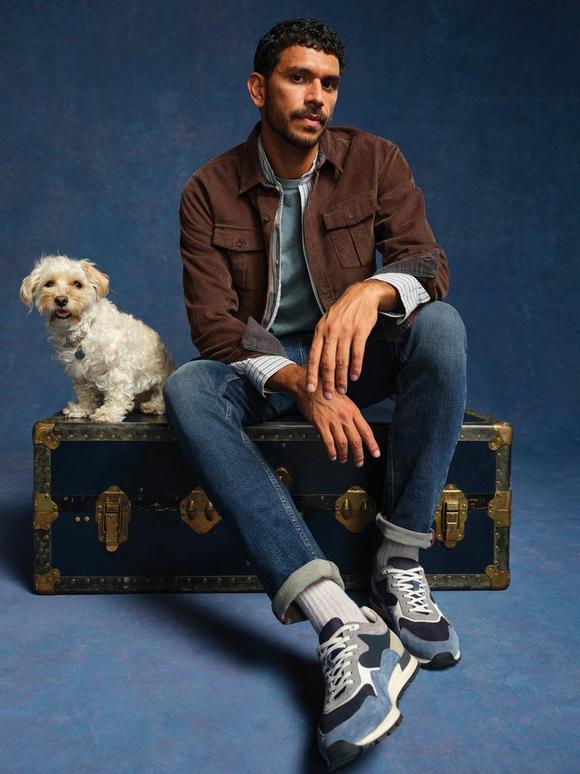 Griffin Cord Collared Shirt