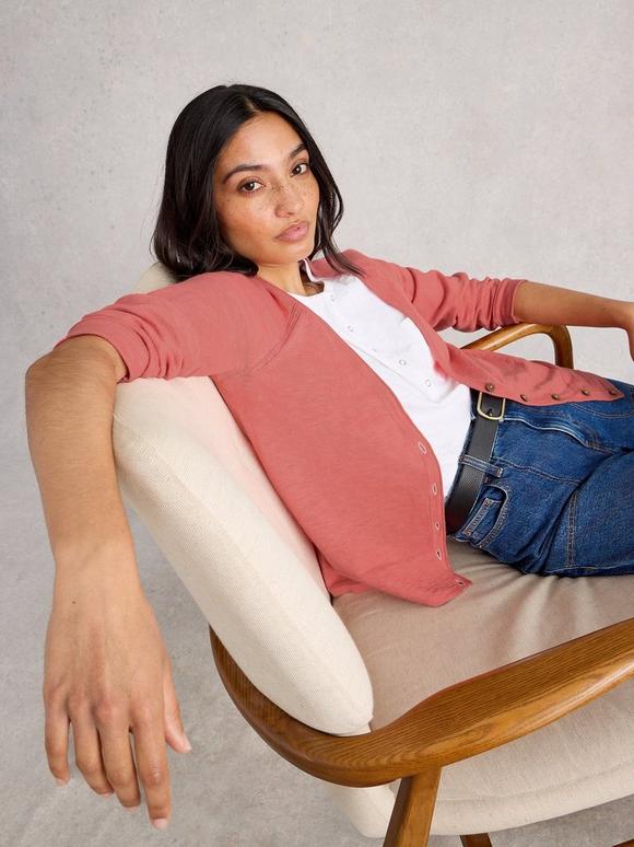 NARIA LINEN BLEND CARDI