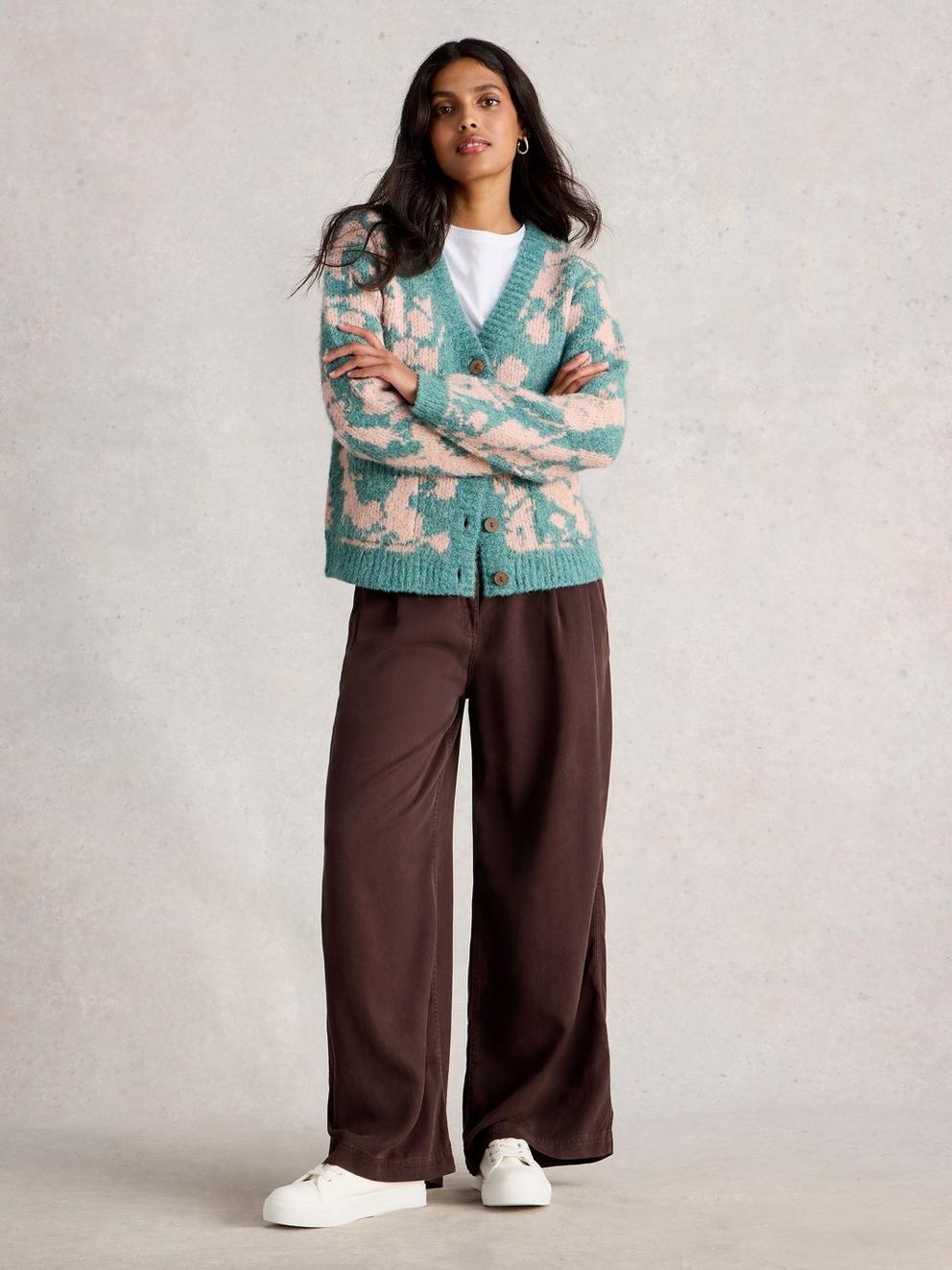 JENNIFER FLORAL CARDI