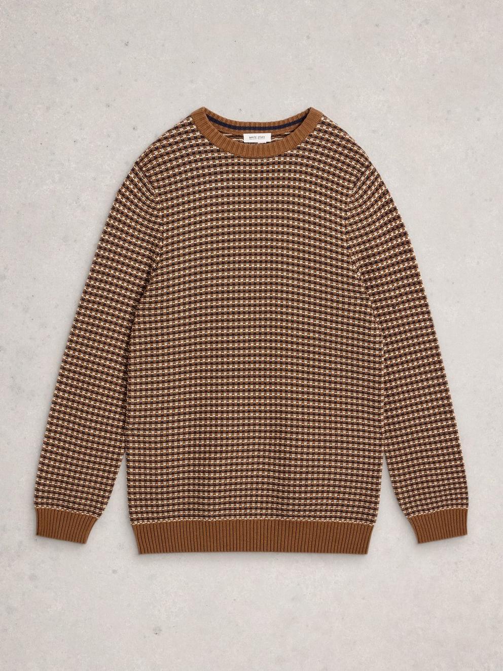 Tuck Stitch Crew Neck