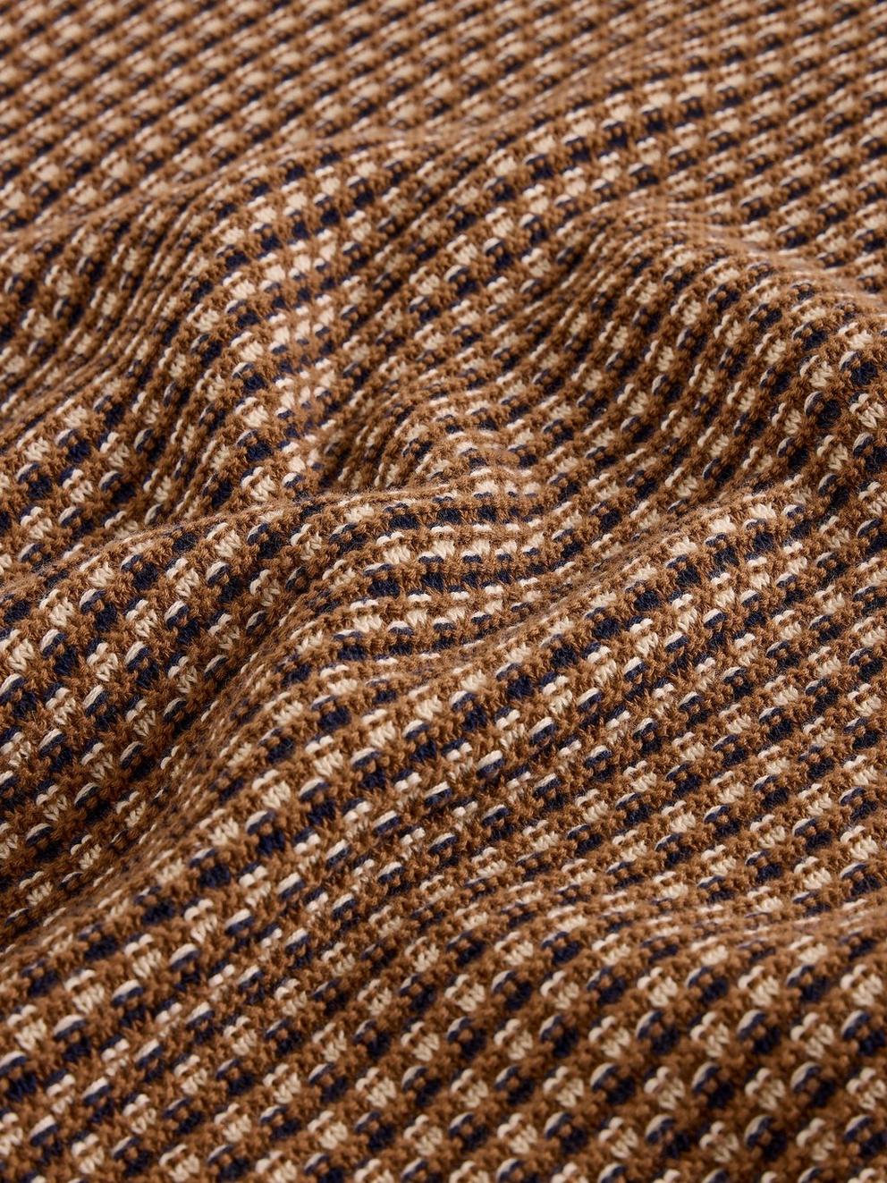 Tuck Stitch Crew Neck