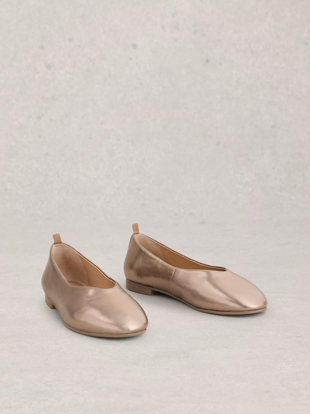 Cheri Ballerina Leather Pump