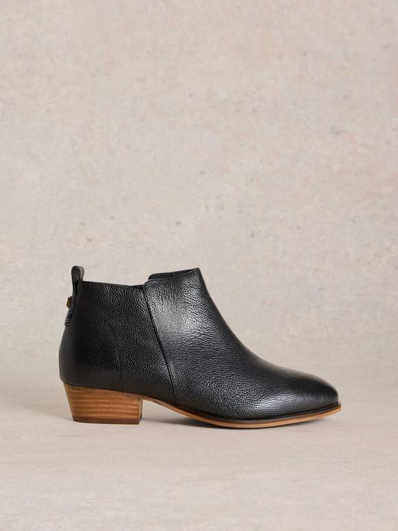 Leather Willow Ankle Boots