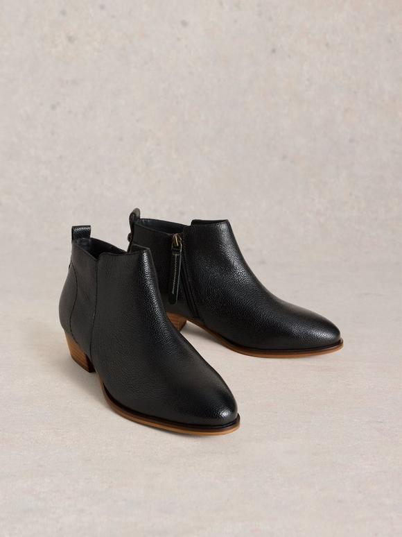 Leather Willow Ankle Boots