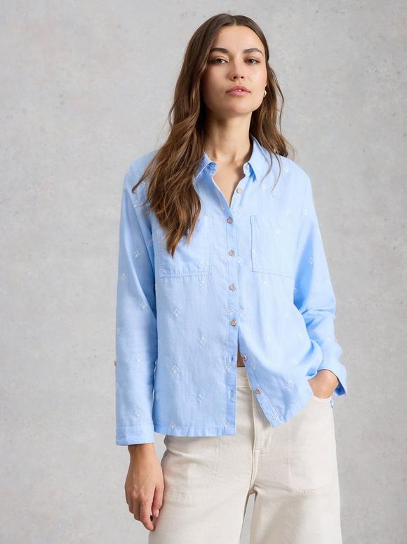 Sophie Collared Organic Cotton Shirt