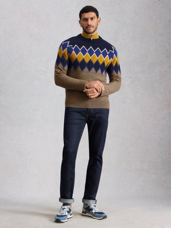 Alton Argyle Crew Neck