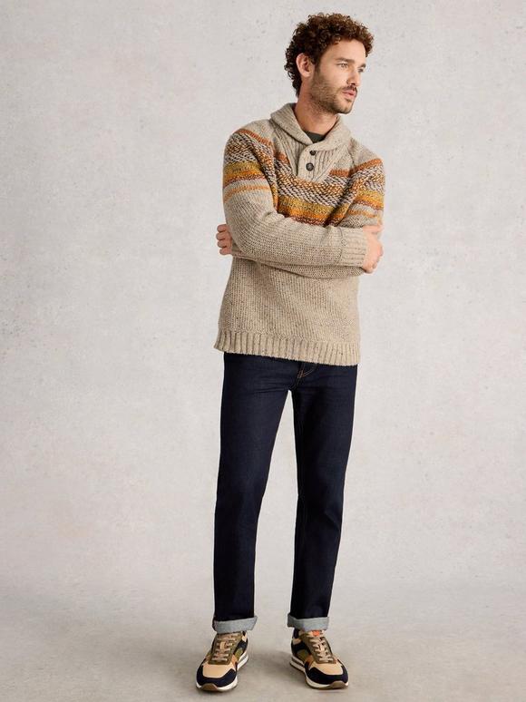 York Texture Shawl Neck