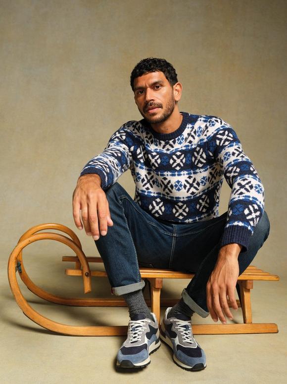 Geo Fairisle Crew Neck