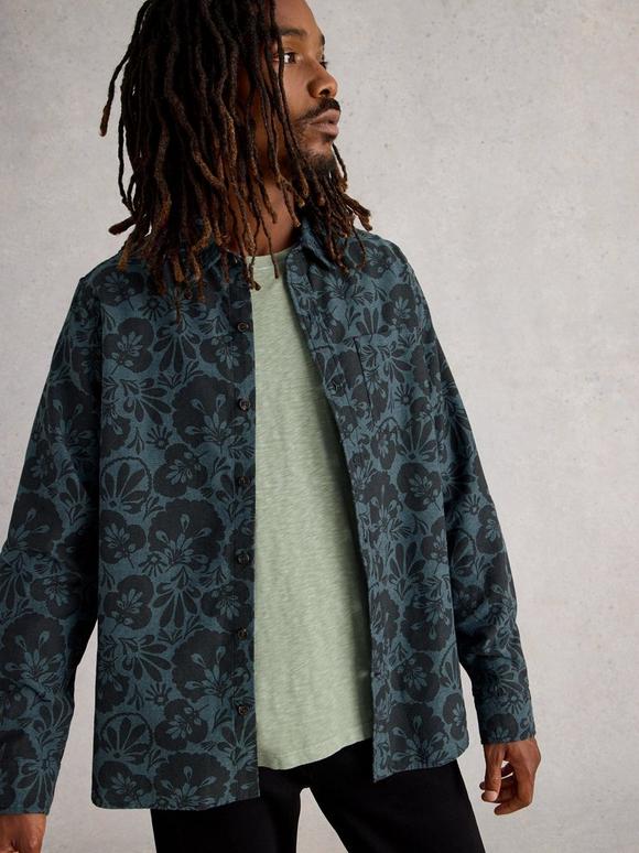 Finsbury Mono Print Shirt