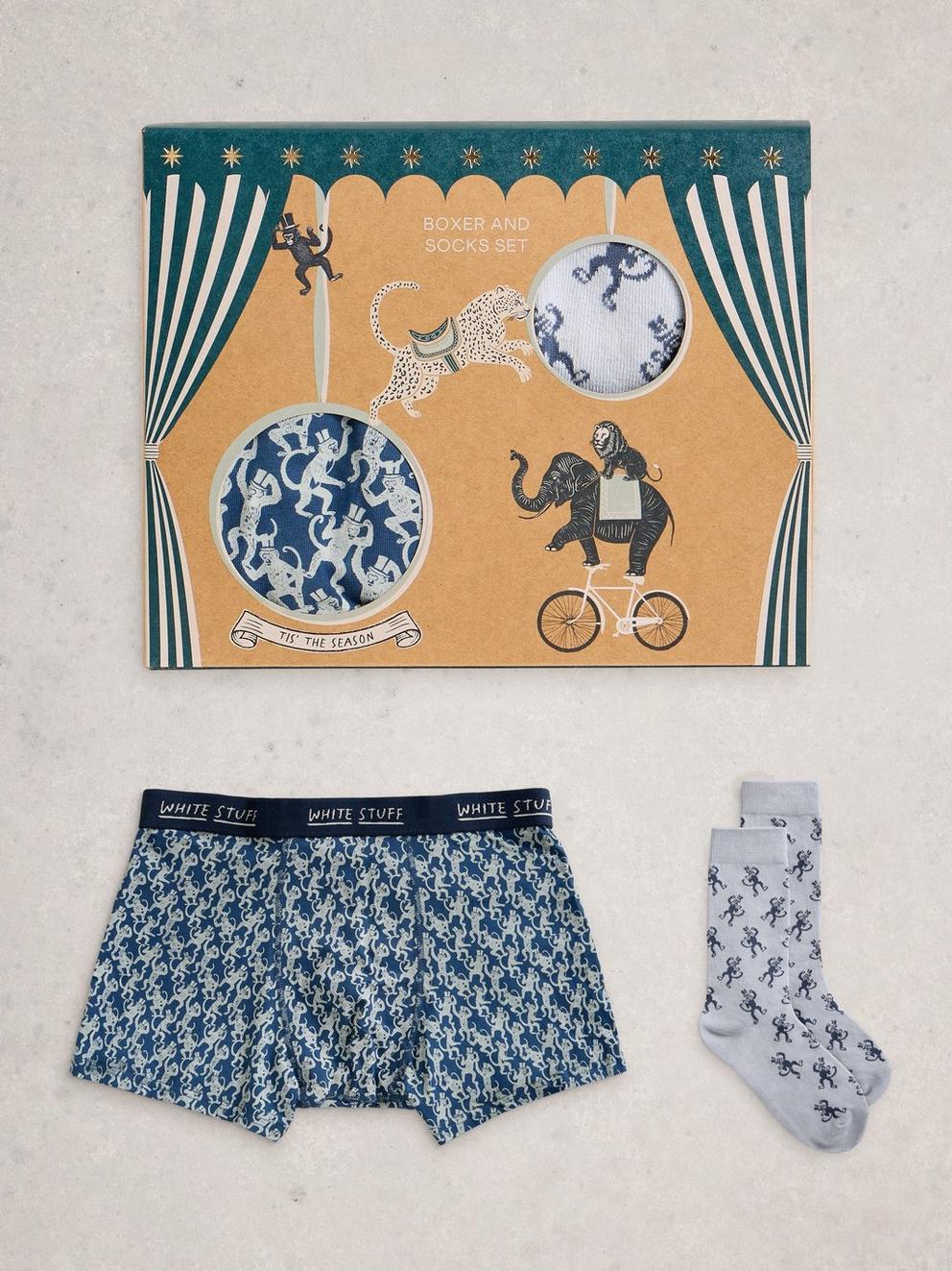 Boxers and Sock Gift Set