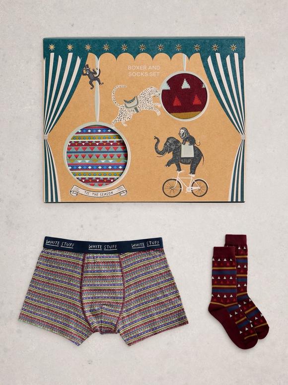 Boxers and Sock Gift Set