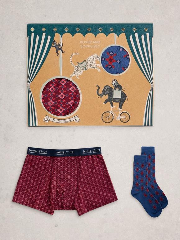 Boxers and Sock Gift Set
