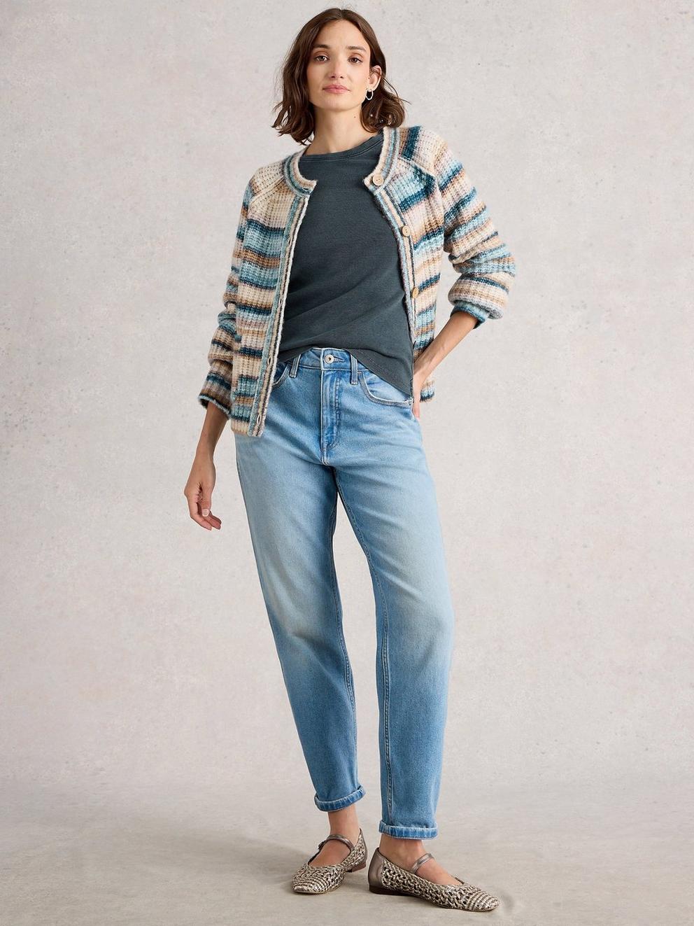 SADIE CREW NECK RIB TEE