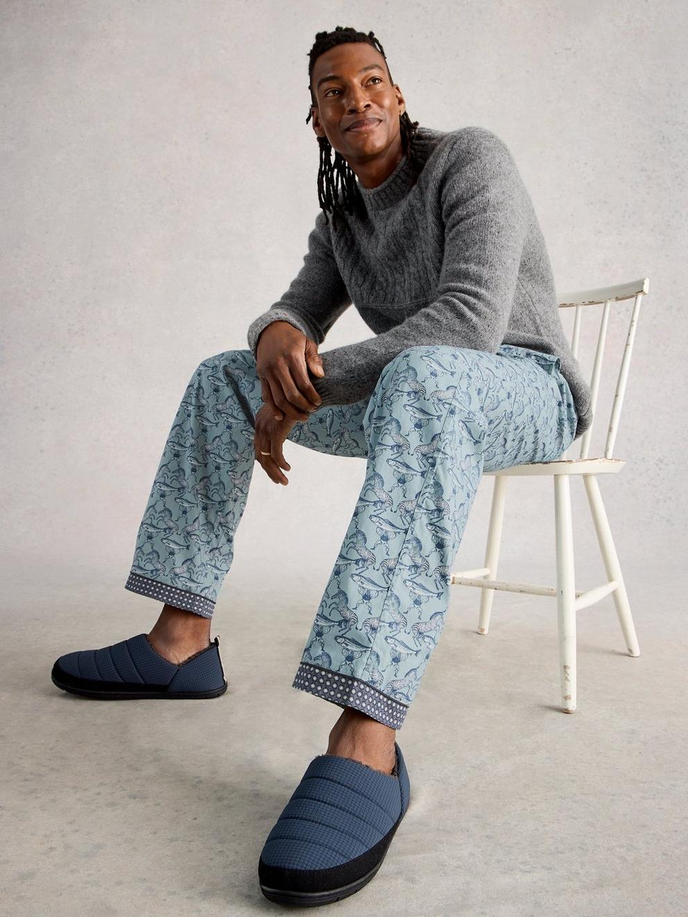 Wells Printed PJ Trouser