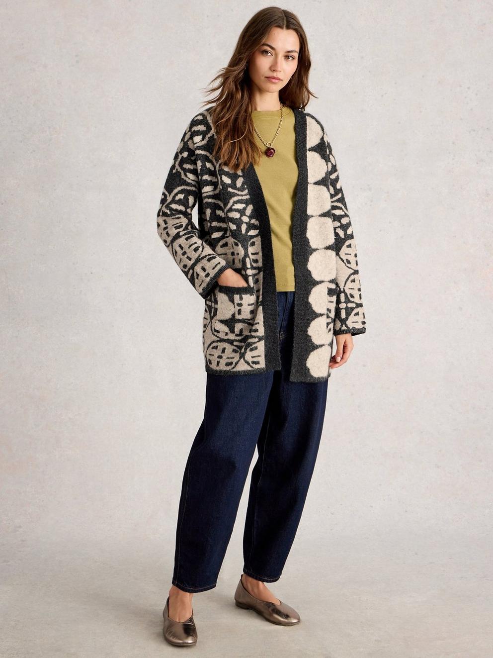 JEWEL LONGLINE CARDI