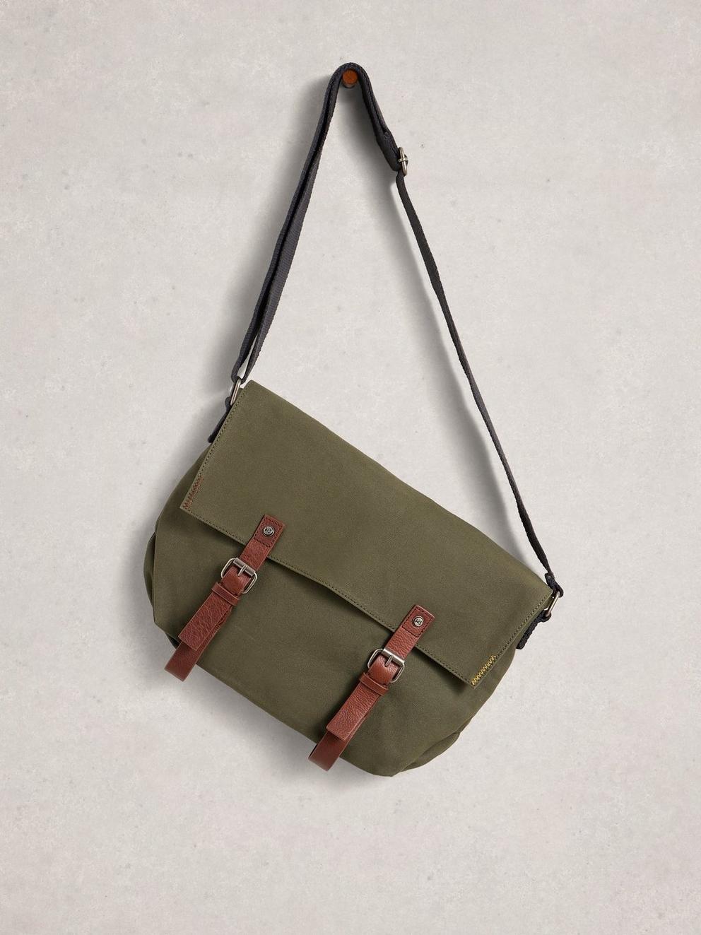 Charlie Canvas Messenger Bag