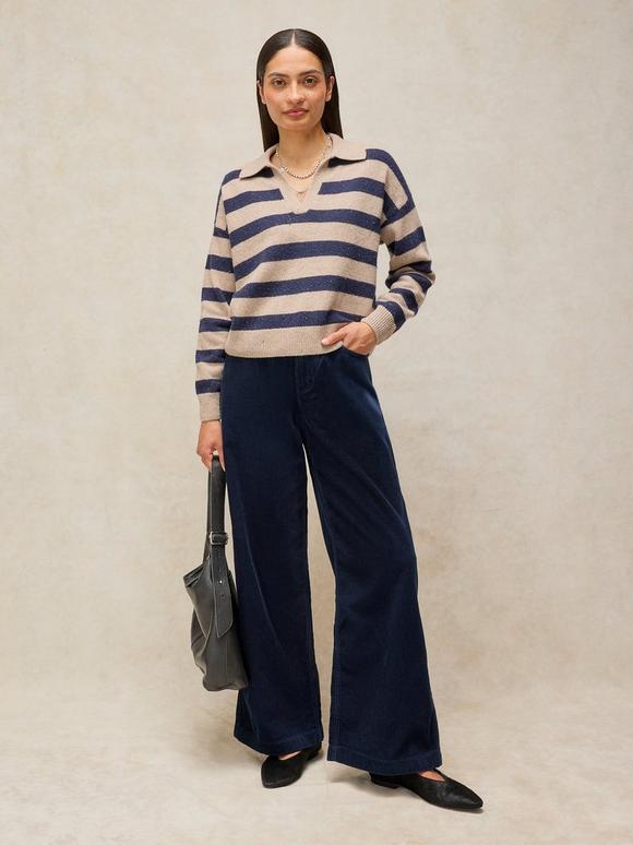 Ayla Wide Leg Cord Trouser