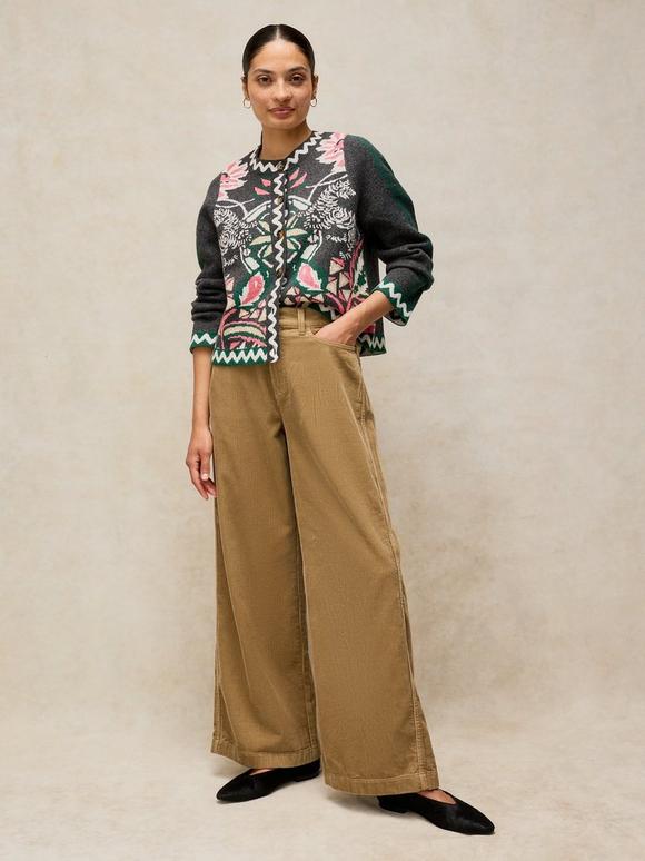 Ayla Wide Leg Cord Trouser