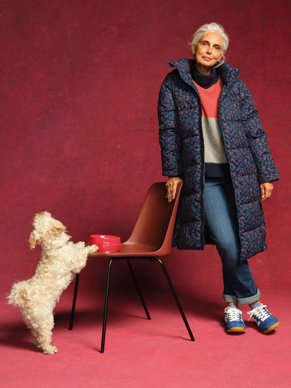 Elyse Hooded Quilted Coat