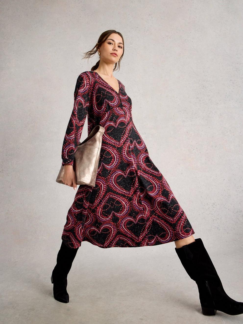 Megan Sparkle Jersey Dress