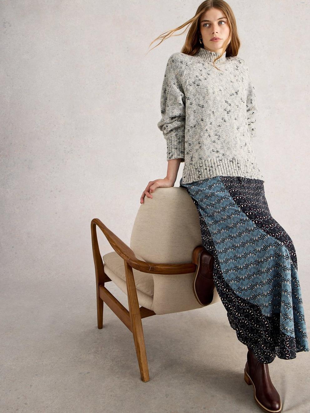 Sara Print Maxi Skirt