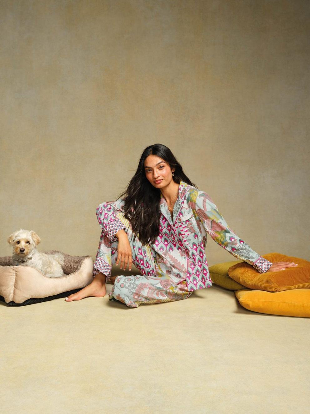 NINA ORGANIC PJ LONG SLEEVE SHIRT