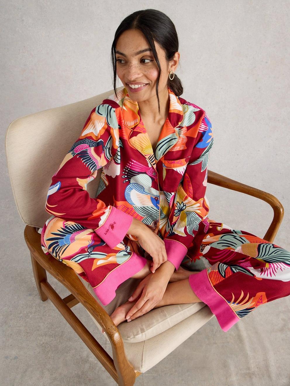 NINA ORGANIC PJ LONG SLEEVE SHIRT