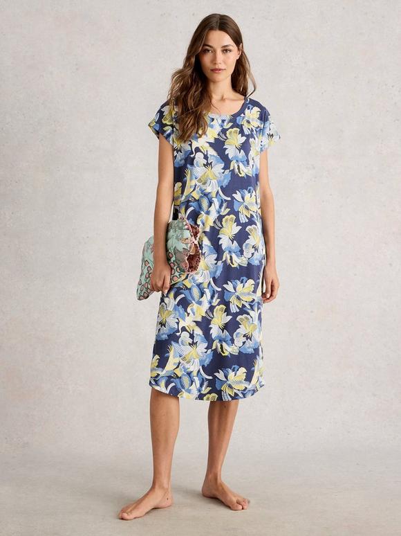 EVA MIDI JERSEY NIGHTIE