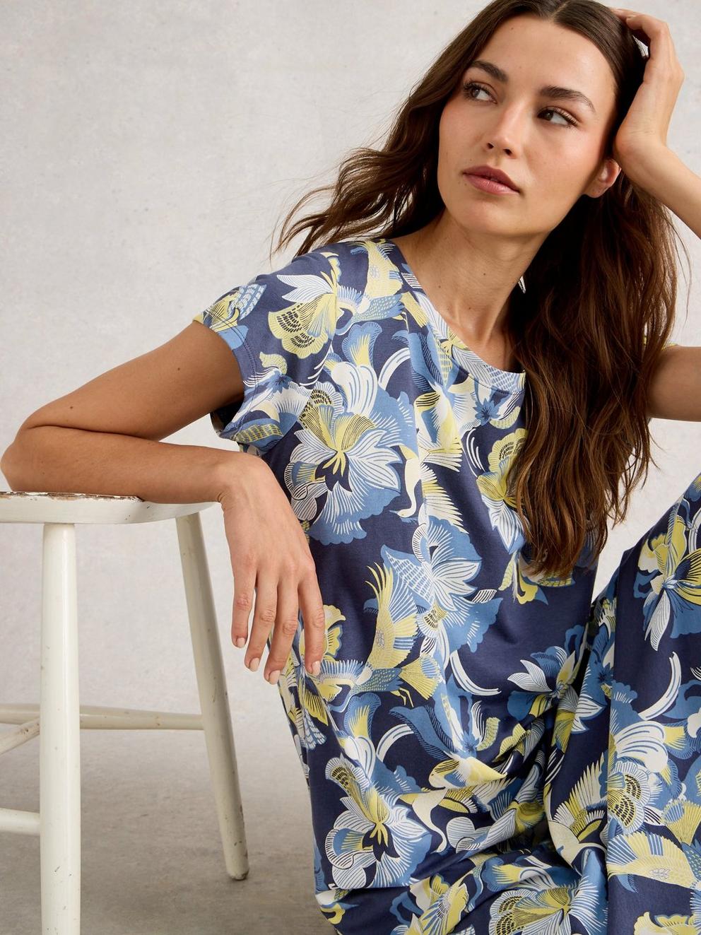 EVA MIDI JERSEY NIGHTIE