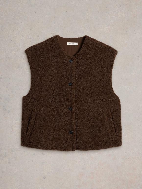 Womens Borg Gilet