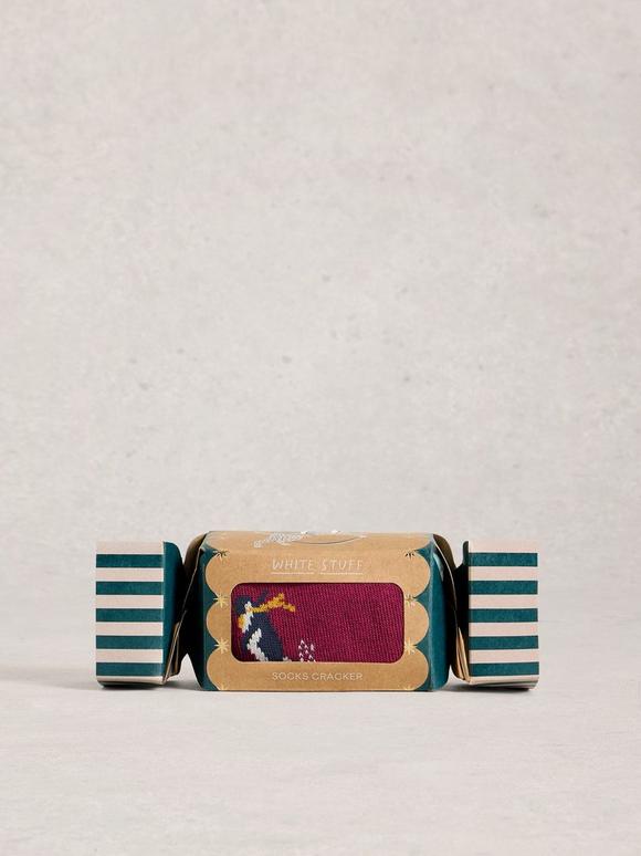 Skiing Penguins in a Cracker