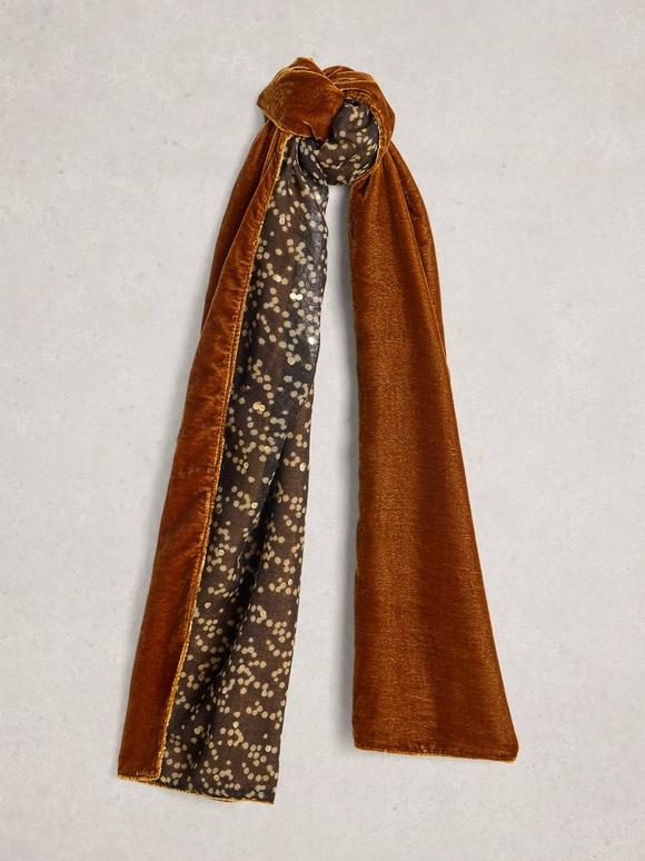 Velvet Print Scarf