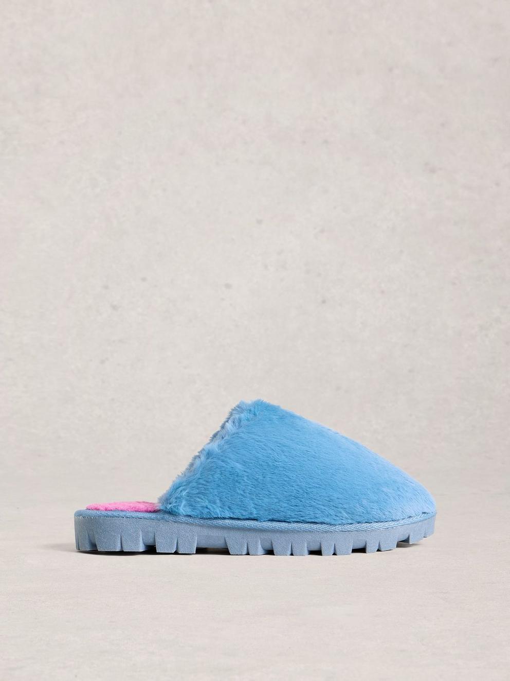 Faux Fur Slipper Mule