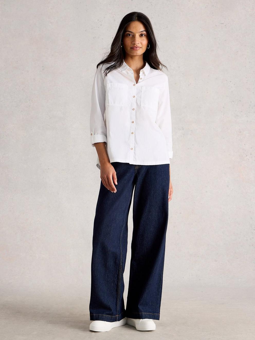 Sophie Cotton Poplin Shirt