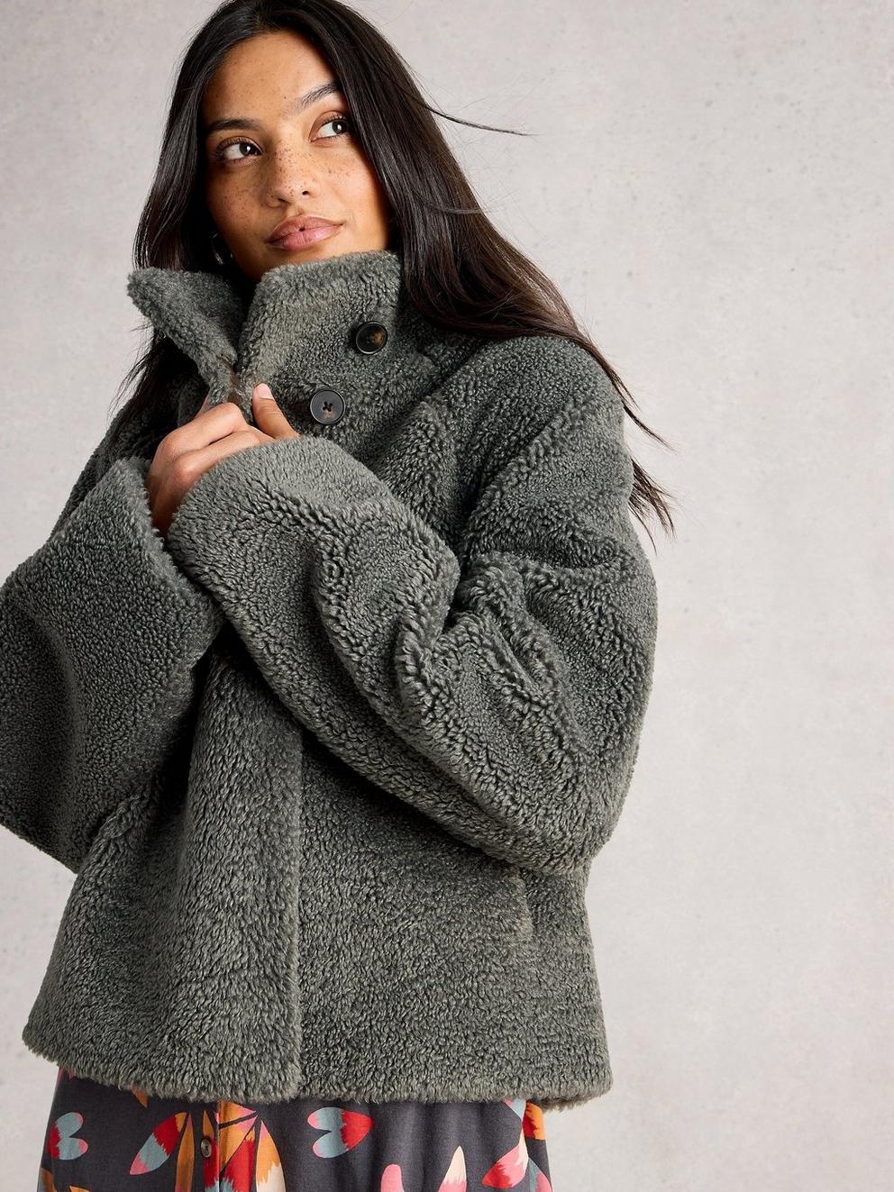 Adley Reversible Borg Jacket